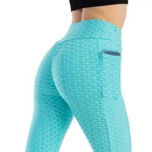 Women’s High Waist Push-Up Leggings with Pockets – Fitness