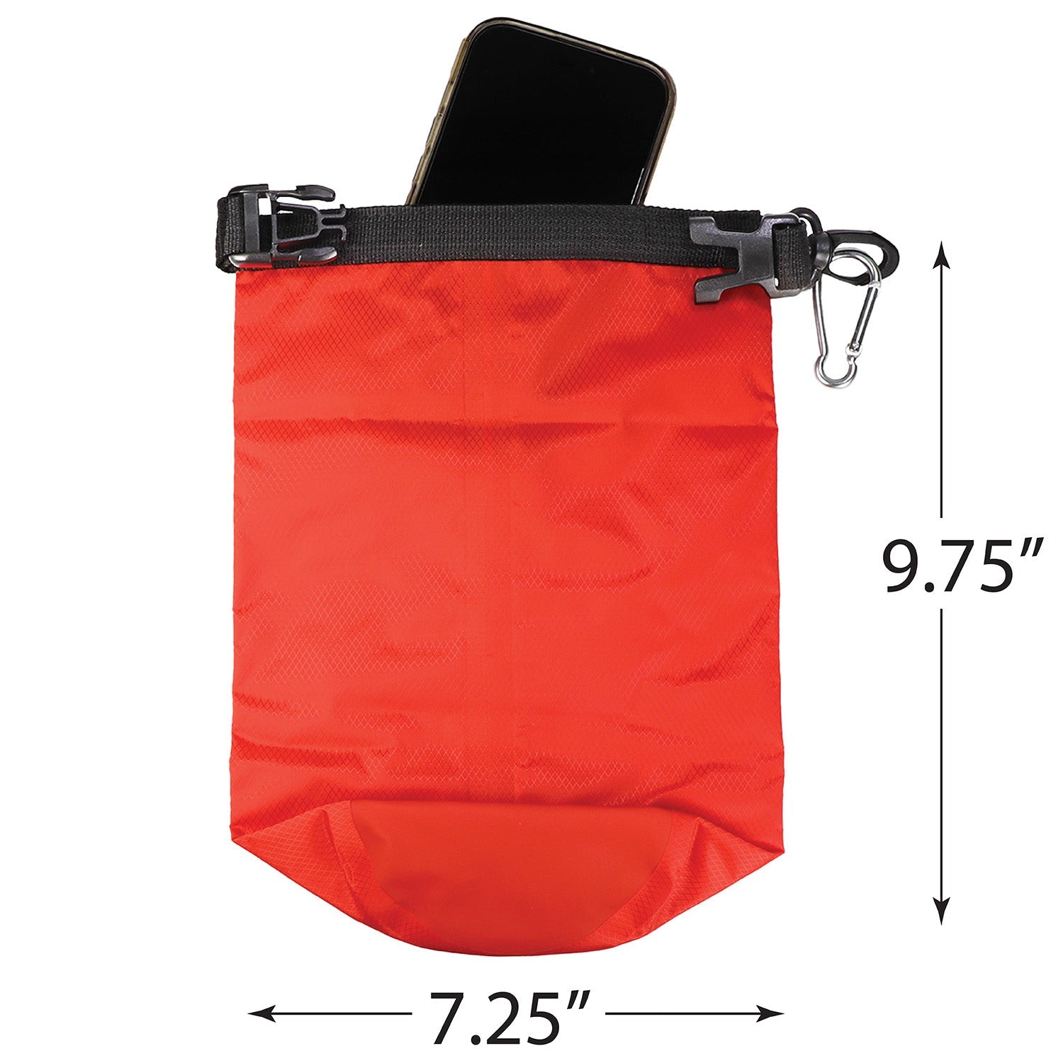 Mini Personal Dry Bag with Carabiner Clip