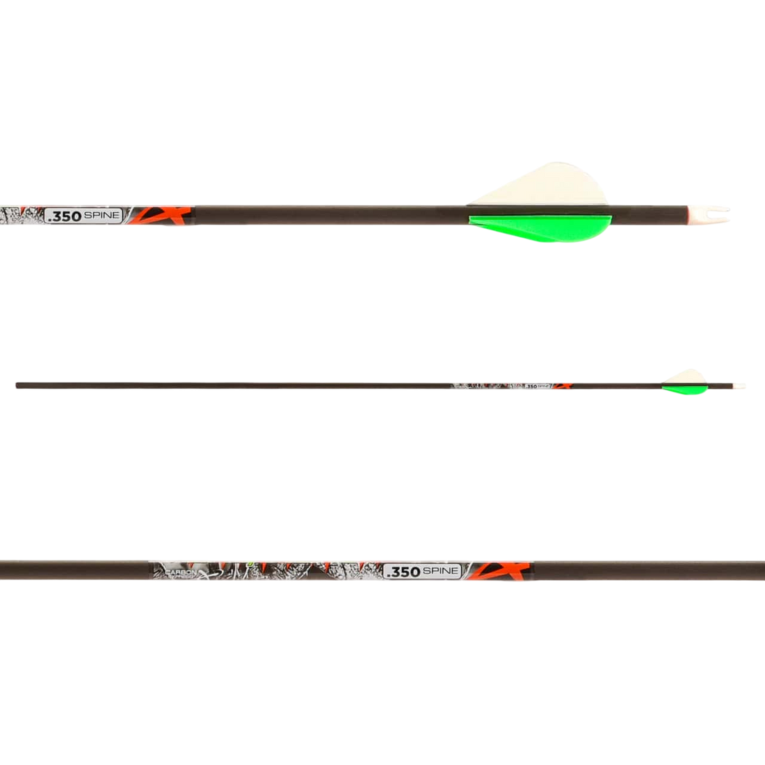 Carbon Express Adrenaline FPS Carbon Hunting Arrows (6-Pack)