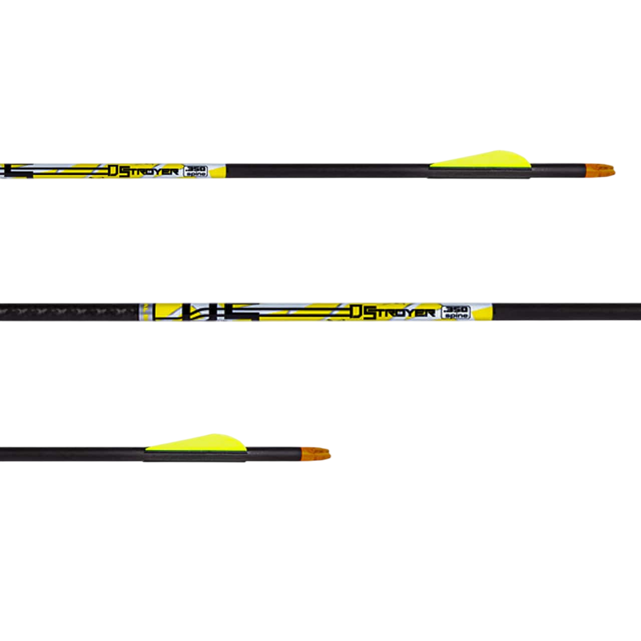 Carbon Express D-Stroyer Fletched Carbon Hunting Arrows (6-Pack)