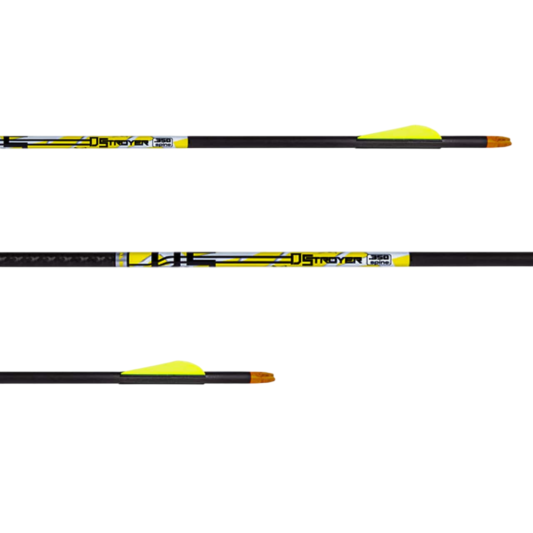 Carbon Express D-Stroyer Fletched Carbon Hunting Arrows (6-Pack)
