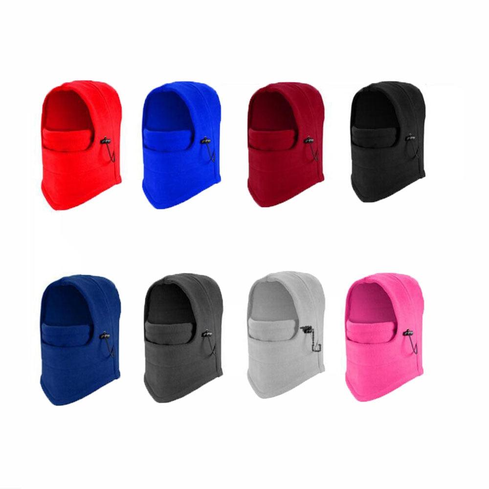 Fleece Windproof Balaclava – Thermal Hood for Cycling & Winter Sports