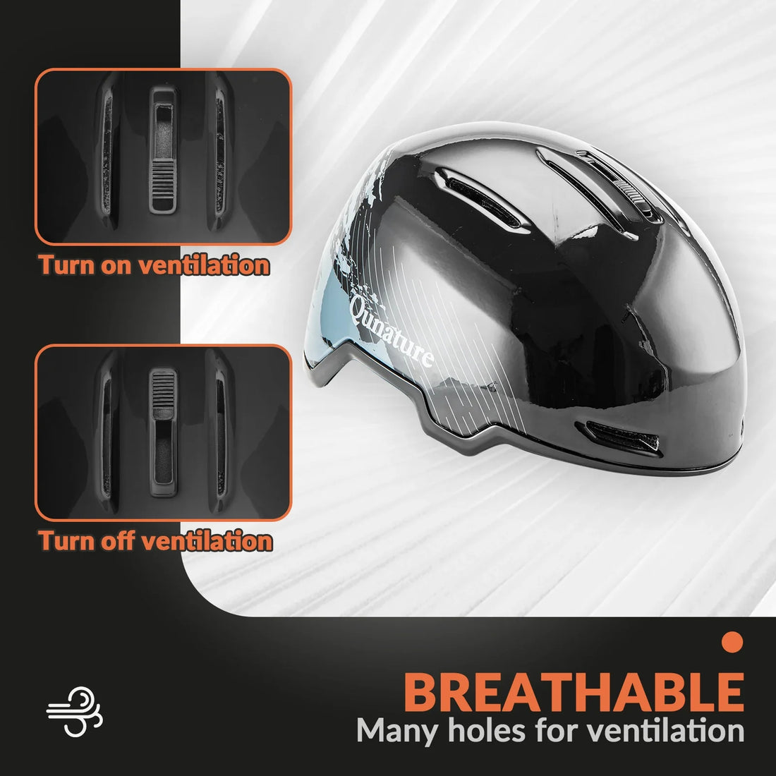 Ski Helmet with Adjustable Ventilation and Detachable Liner for Winter Sports