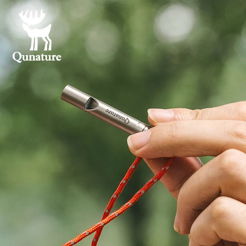 Titanium Survival Whistle – 120dB Loud & Lightweight