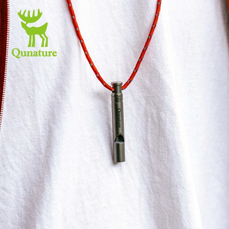 Titanium Survival Whistle – 120dB Loud & Lightweight