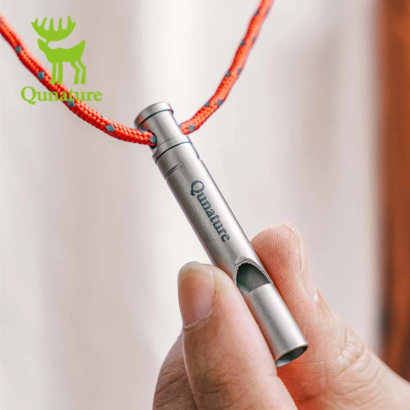 Titanium Survival Whistle – 120dB Loud & Lightweight