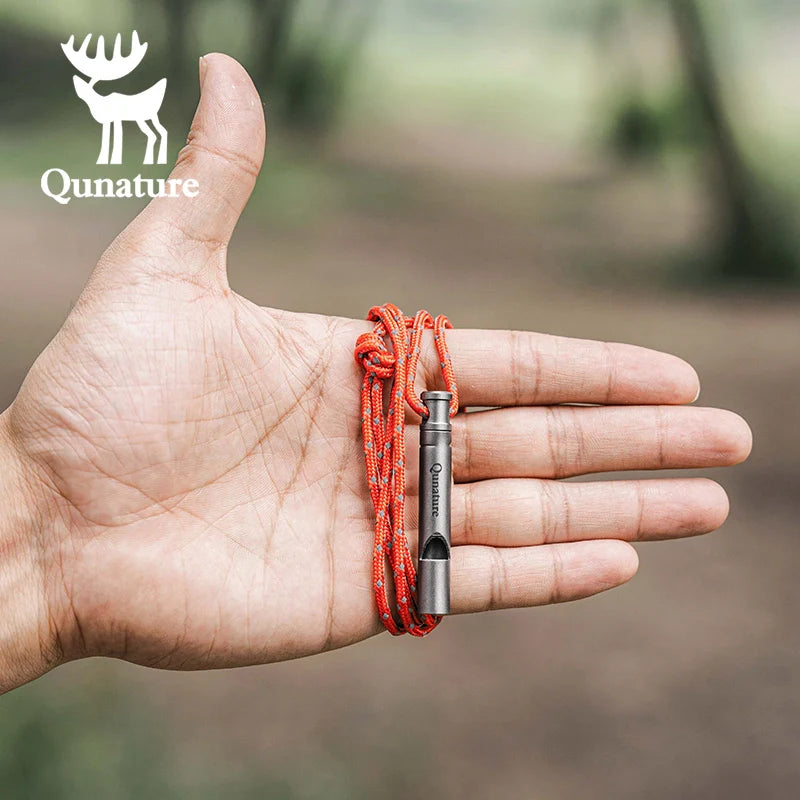Titanium Survival Whistle – 120dB Loud & Lightweight