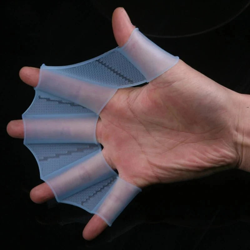 Silicone Swimming Hand Fins – Training Paddles