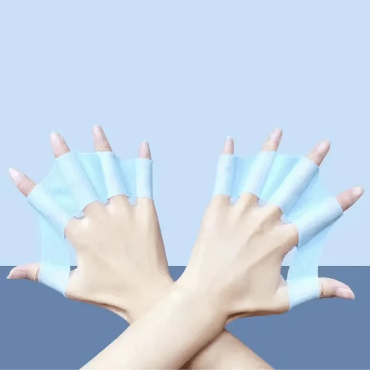 Silicone Swimming Hand Fins – Training Paddles