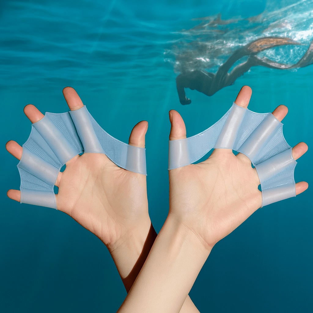 Silicone Swimming Hand Fins – Training Paddles