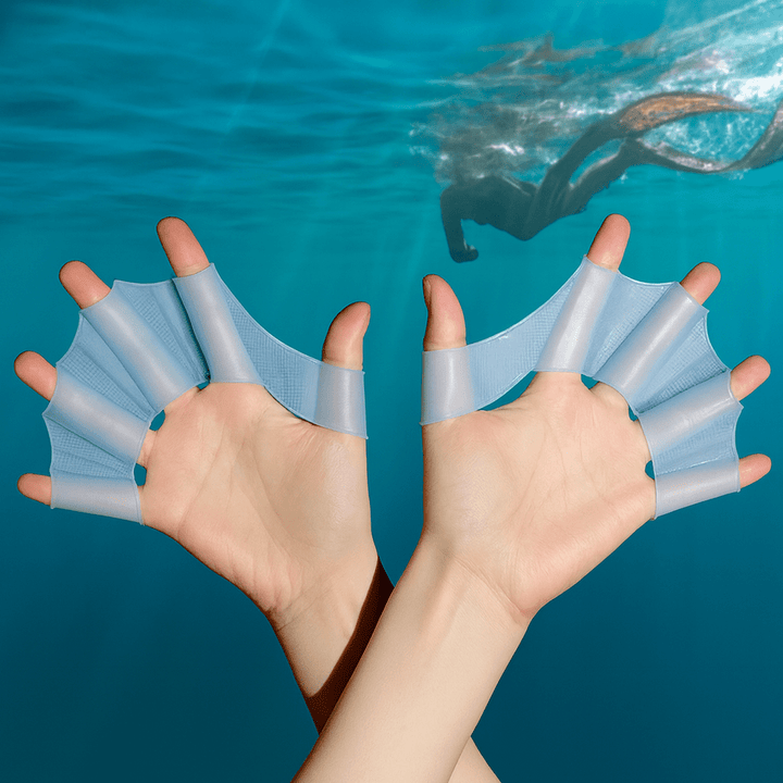 Silicone Swimming Hand Fins – Training Paddles