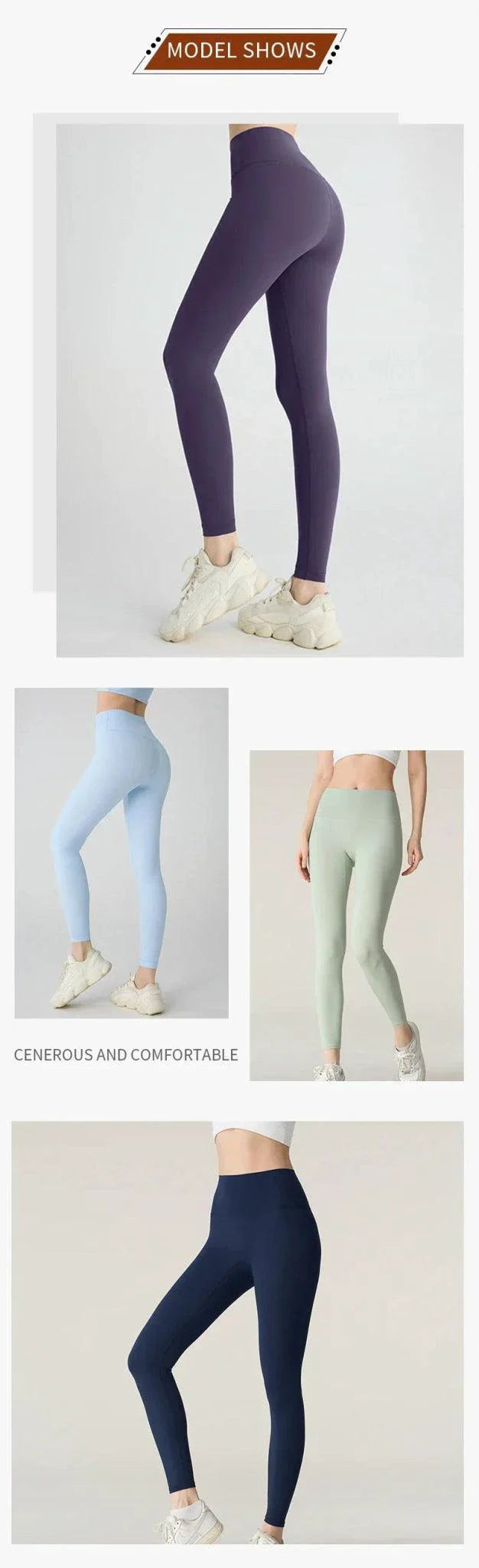 High Waist Yoga Leggings – Quick-Dry Fitness Pants