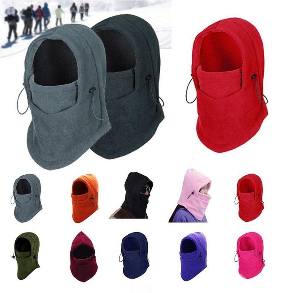 Fleece Windproof Balaclava – Thermal Hood for Cycling & Winter Sports