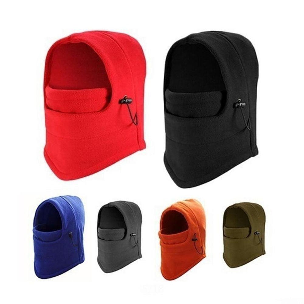 Fleece Windproof Balaclava – Thermal Hood for Cycling & Winter Sports