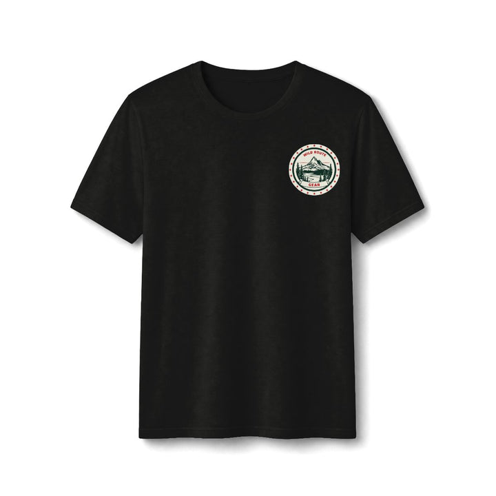T-Shirt - Mountain Cabin Retro Badge Tee (Est. 1985)